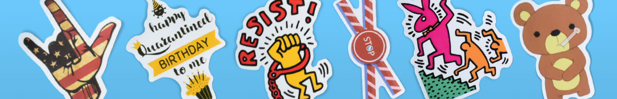 Exquisite Custom Die Cut Stickers Exquisite Custom Die Cut Stickers