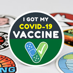 Vaccine Circle Stickers