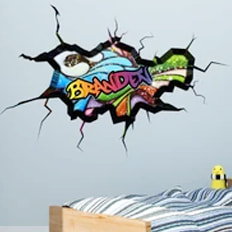 Graffiti hobby stickers