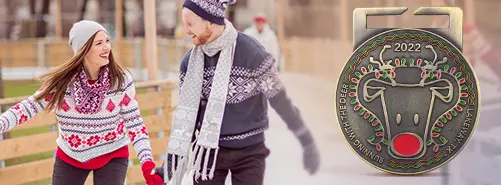 Christmas Skating Medals