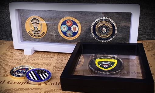 Police Custom Coins Collection