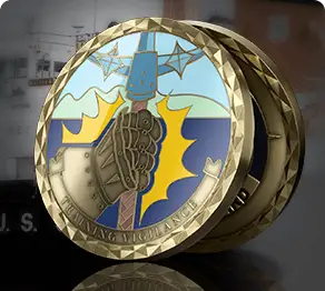 Custom Coast Guard Challenge Coins