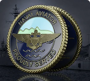 Custom Navy Challenge Coins
