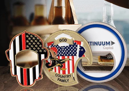 Bottle Opener Challenge Coins