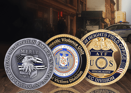 Custom Law Enforcement Challenge Coins