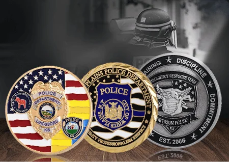 Custom Police Challenge Coins