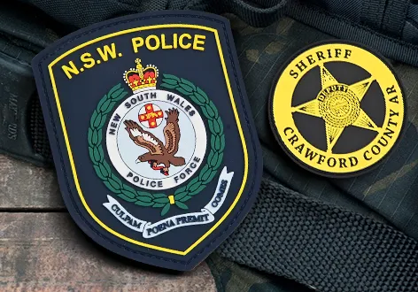 Custom PVC Patches Law Enforcement Custom PVC Patches Law Enforcement