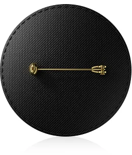 Safety Pin Backing of leather patches Safety Pin Backing of leather patches