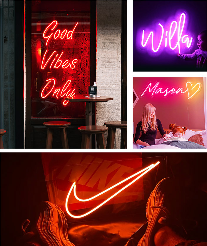 Personalized Neon Signs, Free Shipping