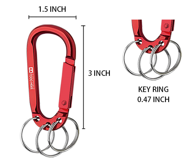 custom printed carabiners v2 pc