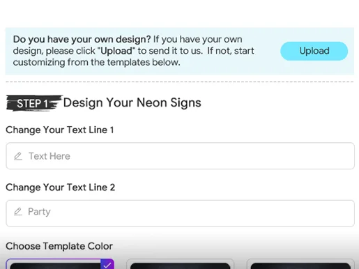 Custom Text Neon Signs