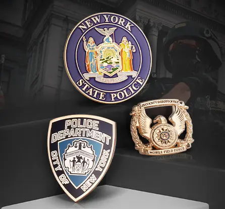  police uniform pins