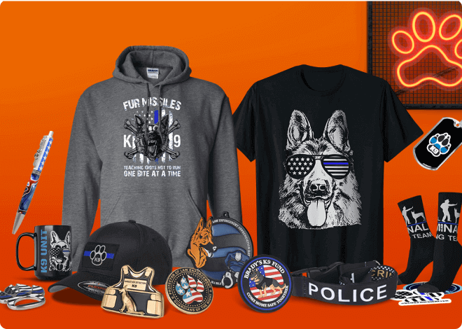 k9 police dog products