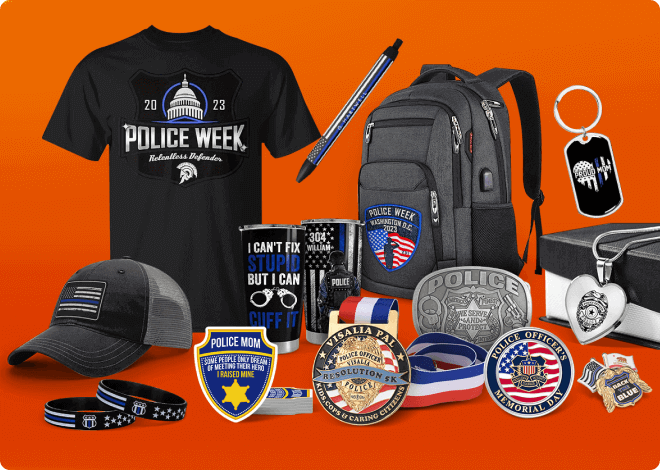 national police week customized gifts