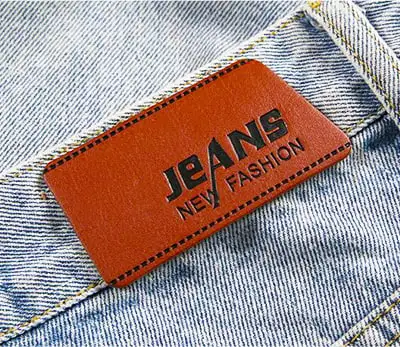 Leather Patches on Jeans Leather Patches on Jeans