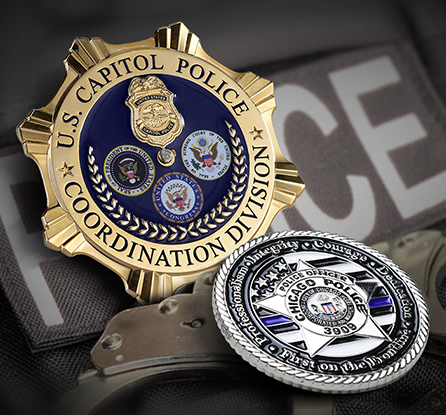 police sheriff challenge coins