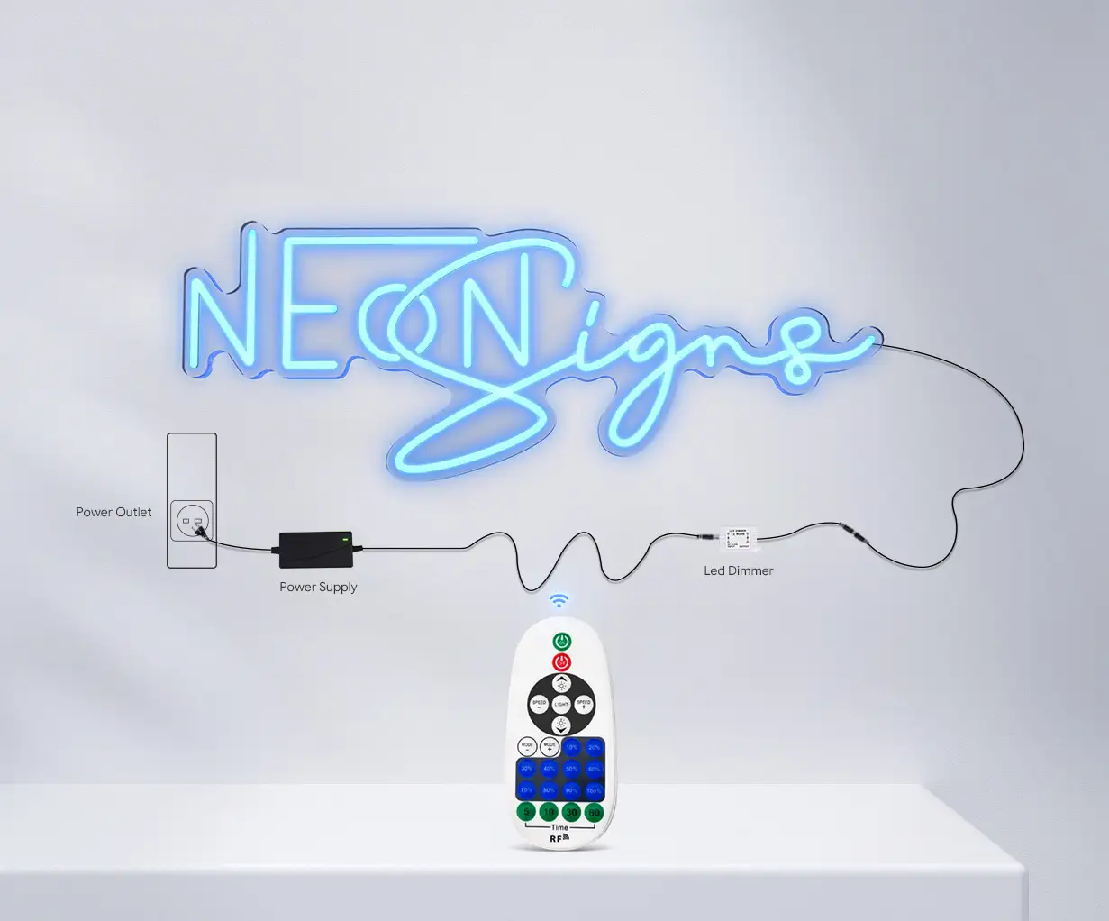 personalized neon light signs