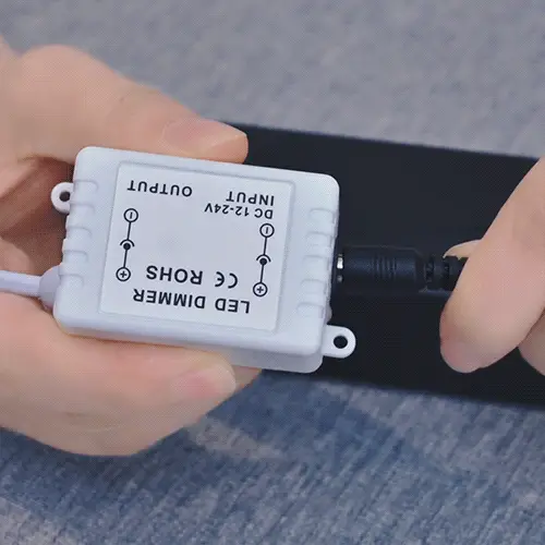 Unplug the controller from the power