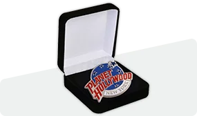 velour box of customized lapel pin with logo velour box of customized lapel pin with logo