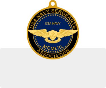 custom U.S. Navy Sergeants association medal template