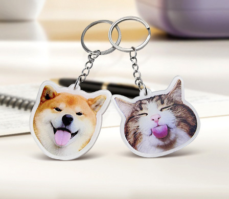 Cute Custom Printed Keychains