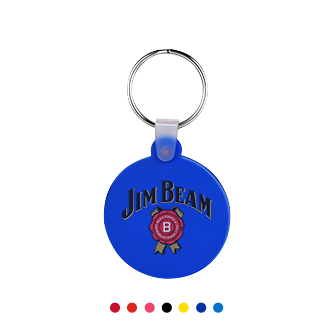 Personalize Round Shaped Soft Keychains